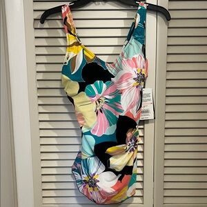 NWT Maxine Floral Women’s size 10 One Piece Swimwear with Lycra